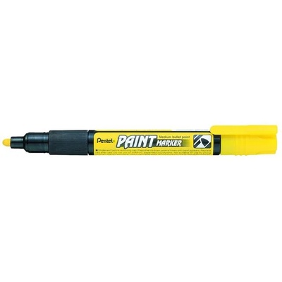 Pentel Лаков маркер, 2 мм, коничен, pentel "mmp20", жълт mmp20-go (mmp20-go)