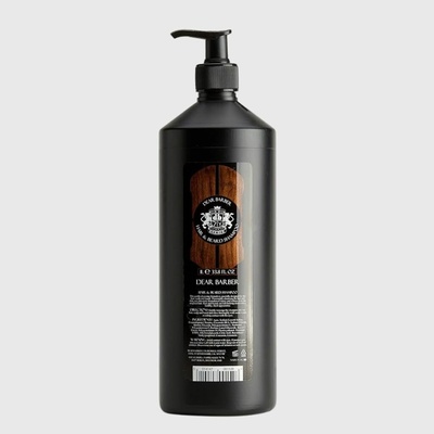 Dear Barber Hair & Beard Shampoo šampon na vlasy a vousy 1000 ml