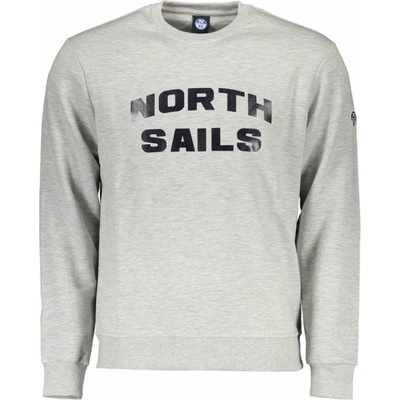North Sails Perfektná pánska mikina Šedá