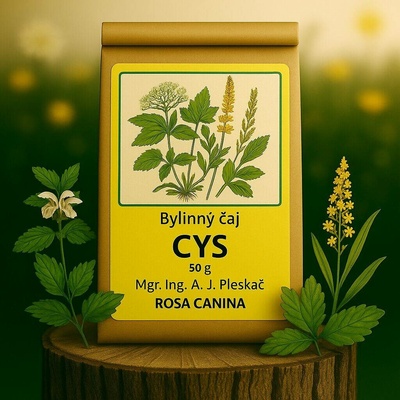 ROSA CANINA Bylinný Čaj Cukrofit Rovnováha Metabolismu a Vnitřní Očista 50 g