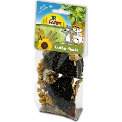 JR Farm pochúťka pre hlodavce snack slnečnica proso 50 g