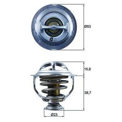 Termostat chladící kapaliny MAHLE ORIGINAL TX 123 95D (TX12395D)