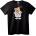 NOONEBRAND Тениска Слънце и мечка - XL, Black