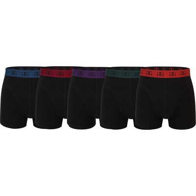 Giorgio Боксерки Giorgio Mens Essential 5-Pack Trunks - Black / Multi