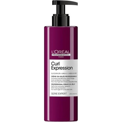 L'Oréal Curl Expression Professional Cream-In-Jelly крем за стилизиране и оформяне на вълнообразна и къдрава коса 250 ml