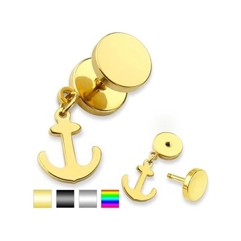 Piercingate falešný piercing kotva PFA00262 černá