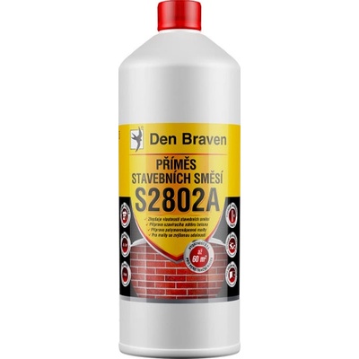 Den Braven S2802A Příměs stavebních směsí 10 kg kanystr mléčně bílá