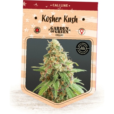 Garden Of Green Seedbank Kosher Kush semienka neobsahujú THC 10 ks