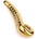 Mr. Steel Devil's Tongue Dildo Gold