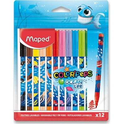 Maped Color'Peps Ocean Life Decorated 12 ks 5701