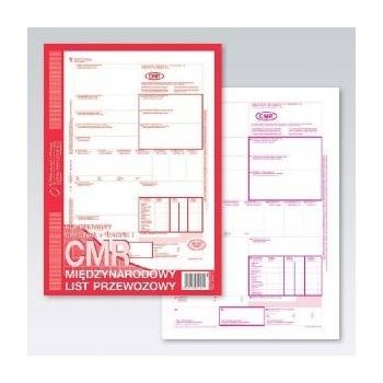 Michalczyk & Prokop CMR International consignment note 800-2
