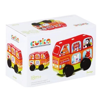 CUBIKA 13197 Minibus šťastná zvířátka