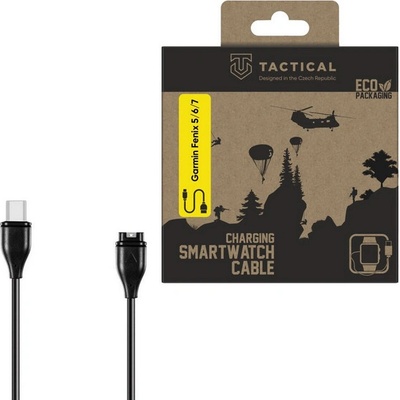 Tactical USB-C Nabíjecí a Datový Kabel pro Garmin Fenix 5/6/7, 8596311187070 – Zboží Živě