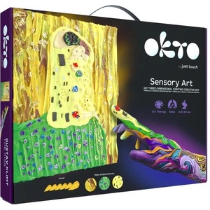 OKTO SENSOTY ART комплект за рисуване „Целувка 30x40 см (034373)