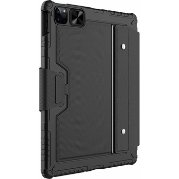 Nillkin Bumper Combo Keyboard Protective Case - удароустойчив кейс, с отделяща клавиатура и поставка за iPad Air 13 (2024), iPad Pro 12.9 M2 (2022), iPad Pro 12.9 M1 (2021), iPad Pro 12.9 (2020) (чере