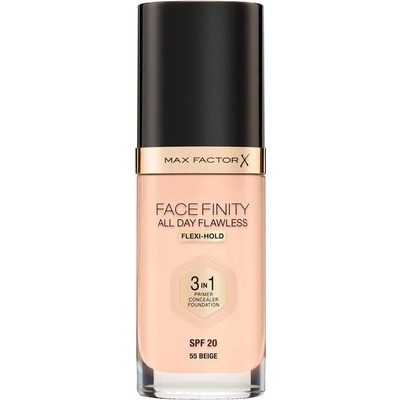 Max Factor Facefinity 3v1 All Day Flawless make-up 55 Beige 30 ml