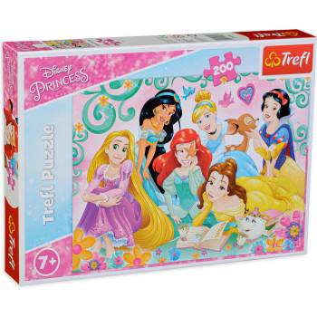 Trefl Пъзел Trefl от 200 части - Щастливият свят на принцесите (13268)