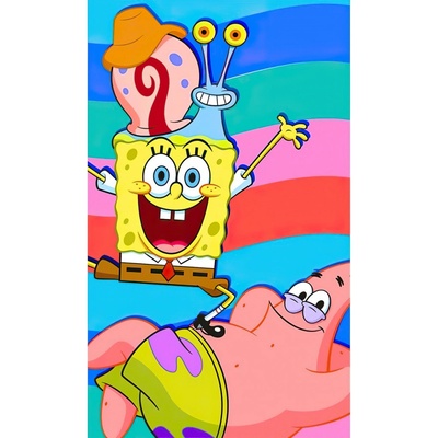 Carbotex Dětský ručník Sponge Bob s Patrickem a Garym 30 x 50 cm – Zboží Dáma