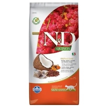 N&D Quinoa CAT Skin & Coat Herring & Coconut 5 kg
