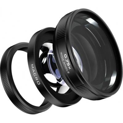Freewell 2v1 makro a širokoúhlý objektiv pro Fuji X100VI/X100V černá