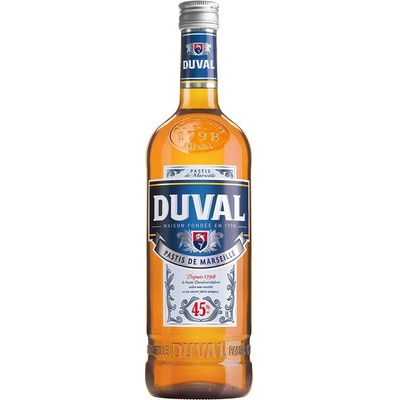Duval Pastis Liqueur 45% 0,7 l (čistá fľaša)