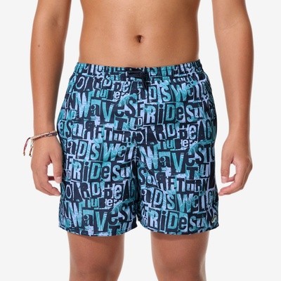 Decathlon Dětské surfařské kraťasy 100 Typestree modrá