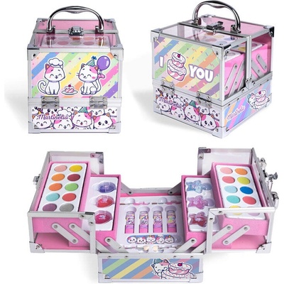 Aquarius Cosmetic Голям комплект за гримиране в куфар, Martinelia