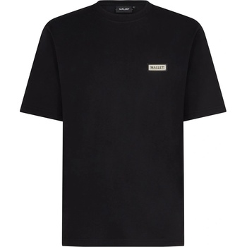MALLET Тениска MALLET Men's Plaque T-Shirt - Black Organic