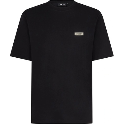 MALLET Тениска MALLET Men's Plaque T-Shirt - Black Organic