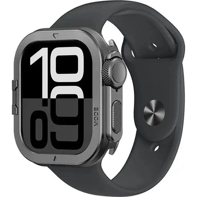 Метален калъф AmazingThing Titan Pro за Apple Watch 11 46 мм, алуминий - черен (IW46MPMBK)