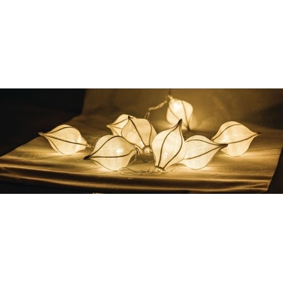 HQ Světelný řetěz kapky bílý 10 LED diod HQLEDSLWTRDRW