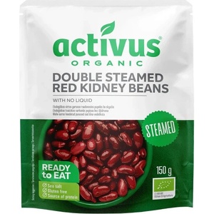 Activus Червен фасул на пара без саламура, 150 г, БИО