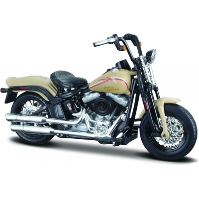 Maisto Harley Davidson 2008 FLSTSB Cross Bones béžová 1:18