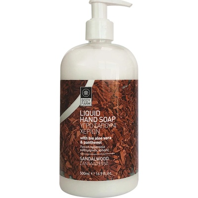 Bodyfarm Hellas Liquid hand soap sandalwood tekuté mydlo na ruky so santalovým drevom 500 ml