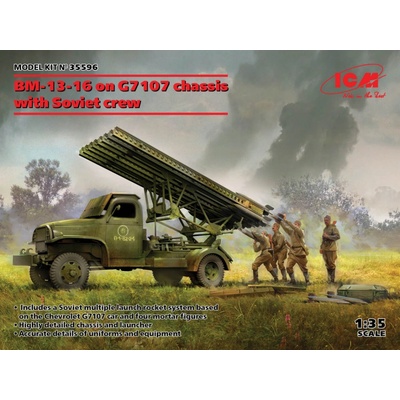 ICM BM 13 16 on G7107 Chassis w/ Soviet Crew 1:35