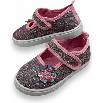 Fashion dívčí baleríny 05 růžová