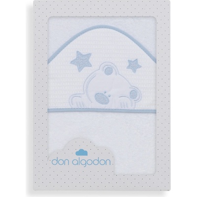 INTERBABY Osuška froté MACKO S HVIEZDOU bielo modrá