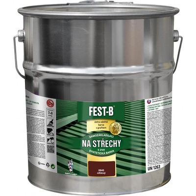 Barvy a laky Hostivař FEST-B S2141 12kg 0845 cihlová – Sleviste.cz