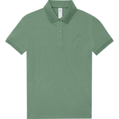 B&C Collection B&C MY POLO 210 / Дамска поло тениска от пике от тежък памук - амалфи зелено XS (01W463zm300)