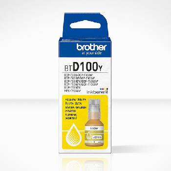 Brother original ink BTD100Y, yellow, 5000str. , 48.8ml (BTD100Y)