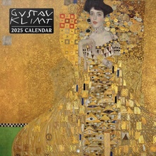 CurePink Oficiální nástěnný Gustav Klimt 16 měsíců SQ 30 x 30|60 cm [CP25065] 2025