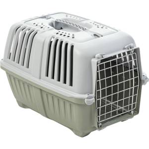 MPS Pratiko 3 Metal - пластмасова транспортна чанта за кучета и котки до 15 кг, 60 x 40 x 39 см