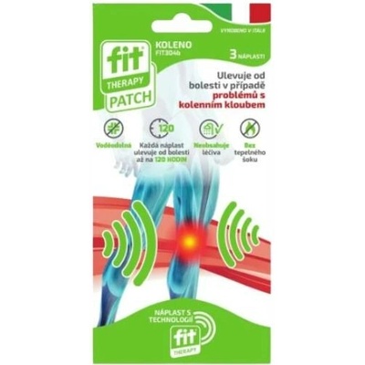 fit THERAPY Náplast FIT – Koleno 3 ks