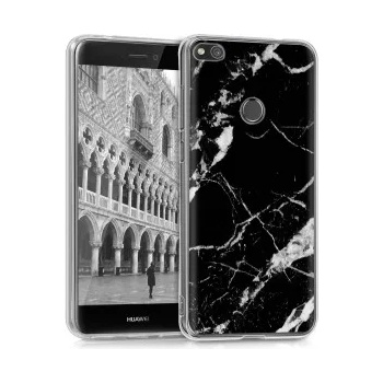 Image 1 of kwmobile Прозрачен калъф за Huawei P9 Lite 2017 - черен