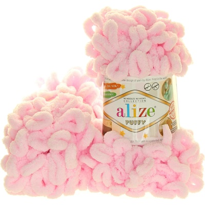 Alize Puffy světle růžová 31