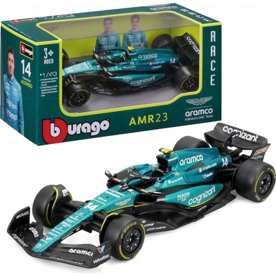 BBurago Model Aston Martin F1 AMR23 14 Fernando Alonso 2023 1:43 – Zbozi.Blesk.cz