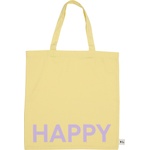 Design Letters Чанта за пазаруване Design Letters Happy жълта (10503002YELLOHAPPY)