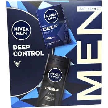 Nivea подаръчен комплект, Мъжки, 2 продукта, Deep Control
