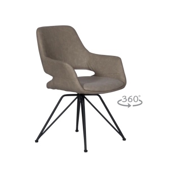 Carmen Трапезен стол devon - светлобежов sf 2