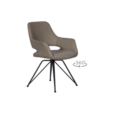 Carmen Трапезен стол devon - светлобежов sf 2